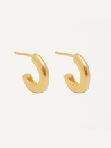 Earring Huggies Bandhana - Gold