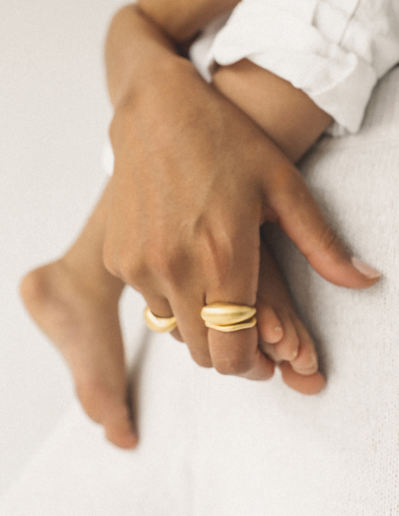 Dome Ring Cephas - Gold Vermeil