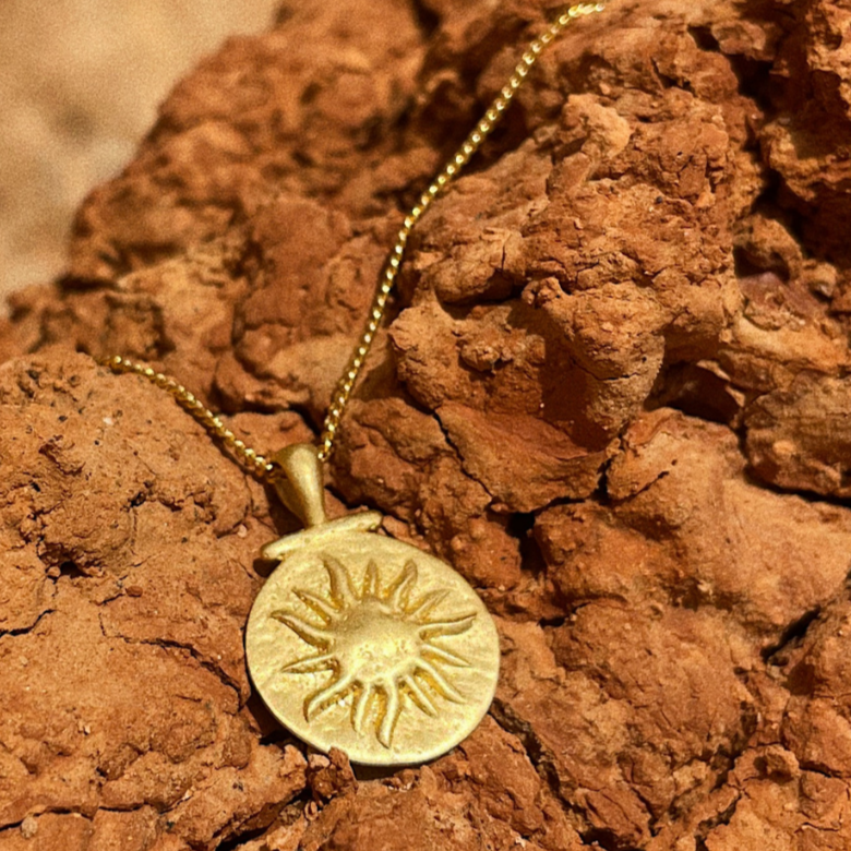 Necklace Aadhar - Gold Vermeil